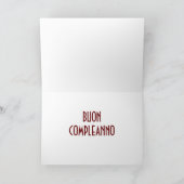 Carte LA SORELLA (soeur) NAISSANCE ITALIENNE (Intérieur)