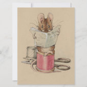 Carte La souris sur mesure (par Beatrix Potter) (Devant)