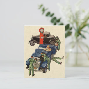 Carte La station-service de Joe, entreprise vintage