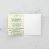 CARTE LA STATUE DE LA LIBERTÉ ÉCLAIRANT LE MONDE (Intérieur)