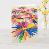 Carte La sucrerie arrose l'artiste d'autisme (Fleur jaune)