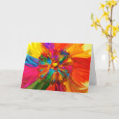 Carte La sucrerie arrose l'artiste d'autisme (Fleur jaune)