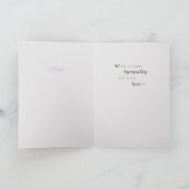 Carte La sympathie de Calla Lily (Intérieur)