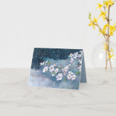 Carte La sympathie de Dogwood (Fleur jaune)