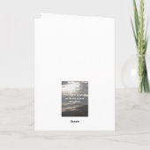 Carte La sympathie de la perte du grand-père du soir (Dos)