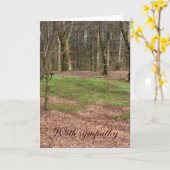 Carte La sympathie des forêts (Fleur jaune)
