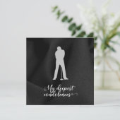 Carte La sympathie du golf pour vos condoléances de pert (Debout devant)