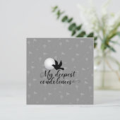 Carte La sympathie du golf pour vos condoléances de pert (Debout devant)