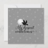 Carte La sympathie du golf pour vos condoléances de pert (Devant)