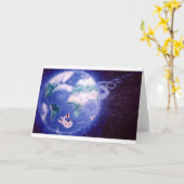 Carte La terre (Fleur jaune)