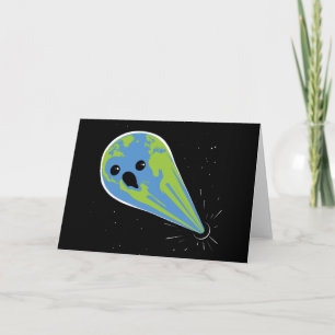 Carte La terre contre le trou noir