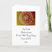 Carte La terre rouge (Dos)