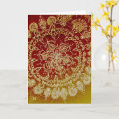 Carte La terre rouge (Fleur jaune)