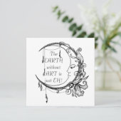 Carte La Terre sans Art juste EH Citation Inspirationnel (Debout devant)