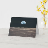 Carte La terre vue de la lune (Fleur jaune)