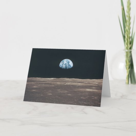Carte La terre vue de la lune (Devant)