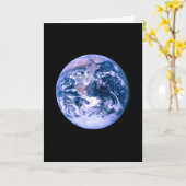 Carte La Terre vue de l'espace (Fleur jaune)