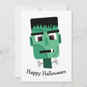 Carte La tête du monstre Frankenstein
