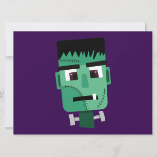 Carte La tête du monstre Frankenstein