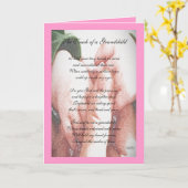 Carte La touche d'un petit-enfant (Fleur jaune)