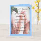 Carte La touche d'un petit-enfant (Fleur jaune)