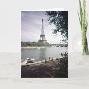 Carte La Tour Eiffel. Paris, vers 1960.