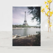 Carte La Tour Eiffel. Paris, vers 1960. (Fleur jaune)