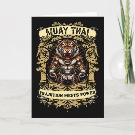 Carte La tradition rencontre la puissance - Kickboxing e (Devant)