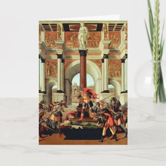 Carte La tragédie de Lucretia par Sandro Botticelli (Devant)