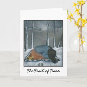 Carte La traînée des larmes (Fleur jaune)