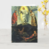 Carte La Transfiguration de Giovanni Girolamo Savoldo (Fleur jaune)