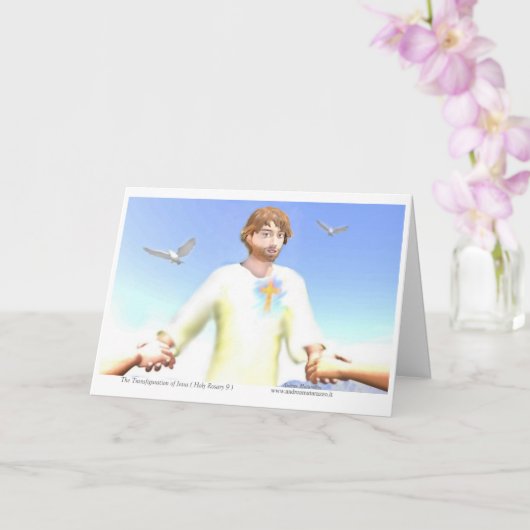 Carte La Transfiguration de Jésus (Orchidée)