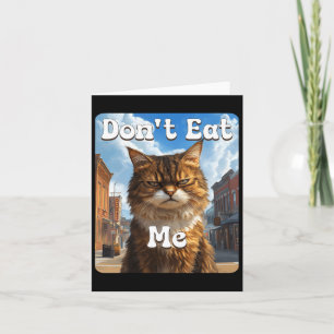 Carte La triste résistance aux chats ne me mange pas Pla