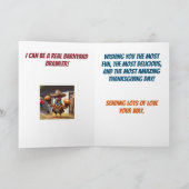 Carte La Turquie veut combattre l'action de grâces (Intérieur)