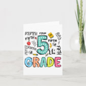 Carte La typographie des mousses de 5e année - points de (Devant)