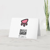 Carte la vache du petit pâté (Dos)