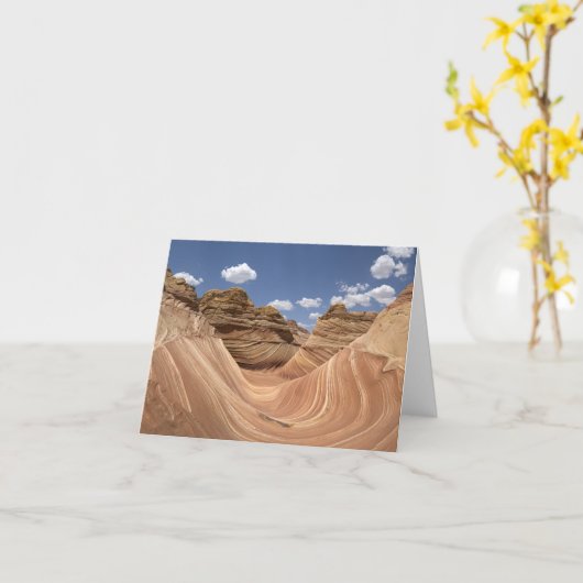 Carte la vague (Fleur jaune)