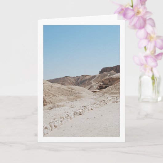 Carte La Vallée des Rois, Louxor, Égypte (Orchidée)