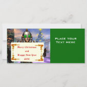 CARTE LA VEILLE D'UN CYBORG DU NOUVEL AN (Dos)