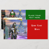 CARTE LA VEILLE D'UN CYBORG DU NOUVEL AN (Devant / Derrière)