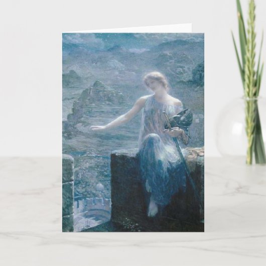 Carte La Veillée de Valkyrie, Edward Robert Hughes, 1906 (Devant)