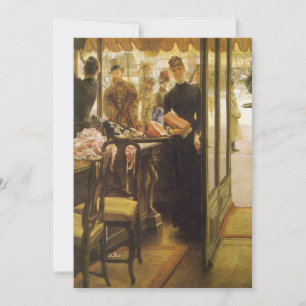Carte La vendeuse par James Tissot, Art fin victorien