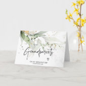 Carte La verdure à mes grands-parents Ma grand-mère du j (Fleur jaune)