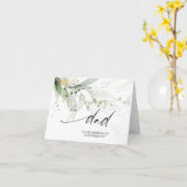 Carte La verdure à mon père le jour de mon mariage de la (Fleur jaune)