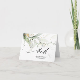 Carte La verdure à mon père le jour de mon mariage de la