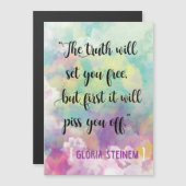 Carte "La vérité..." (Devant / Derrière)