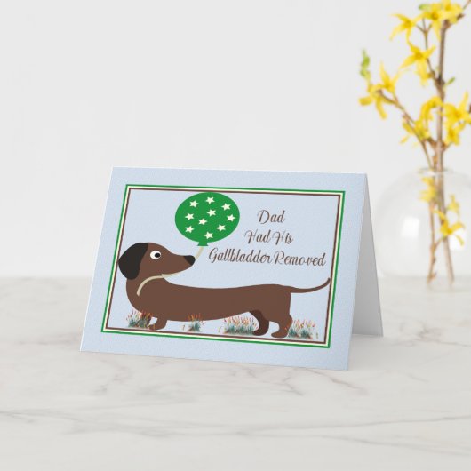 Carte La vessie galloise enlevée Obtenez bien à papa de (Fleur jaune)