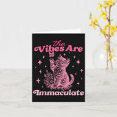 Carte La vibes sont un design impeccable (Fleur jaune)