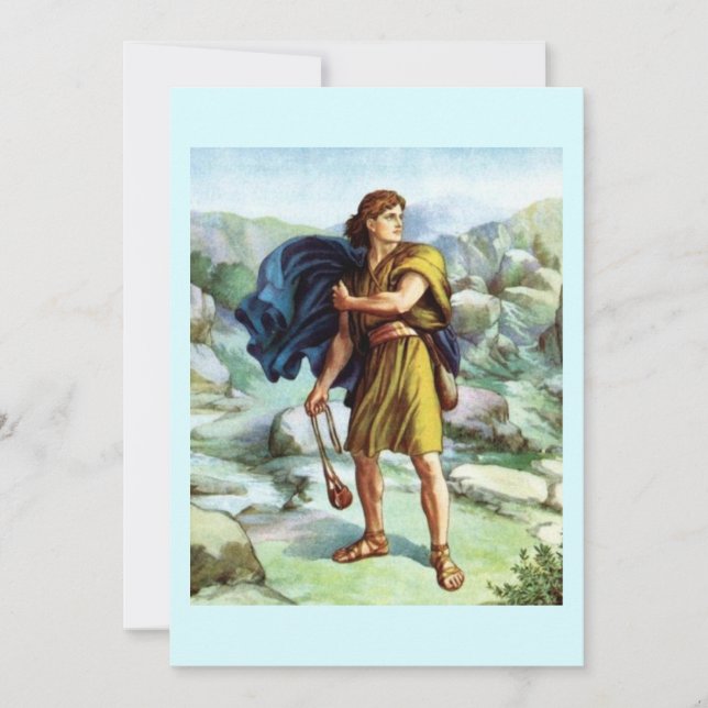 Carte La victoire de David (Devant)