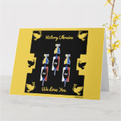 Carte La victoire de l'Ukraine (Fleur jaune)